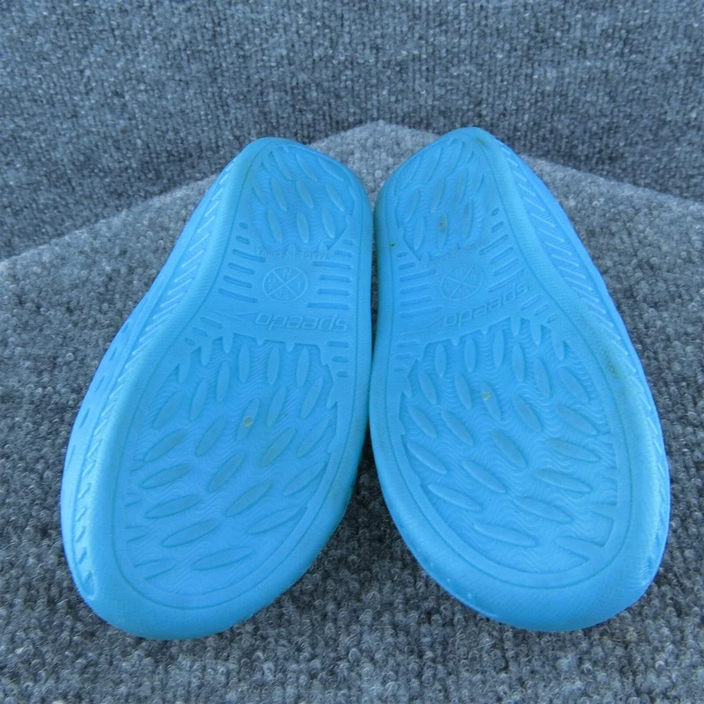 Speedo Toddler Girls Water Shoes Shoes Blue Synthetic Slip‎ On Size 9/10 Medium